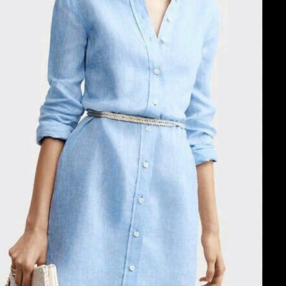 Elegant Light Blue Women's Dress